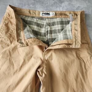 Mountain Khakis Flannel Lined Pants Mens 36x32 Canvas Outdoor Work Trail Hiking